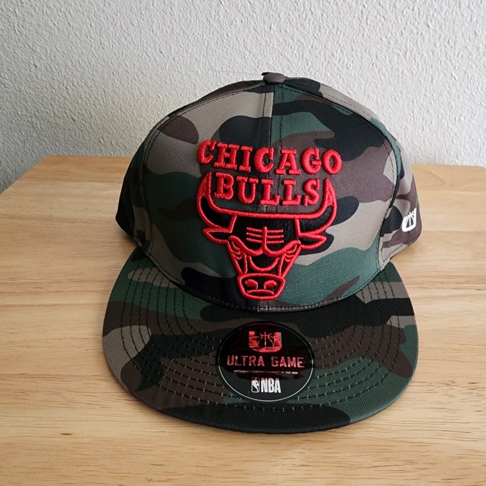 Bulls camo hat SnapBack